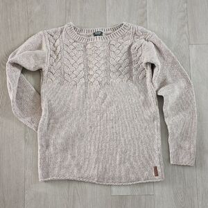 Roots Women's Cable Knit Sweater - Light Brown